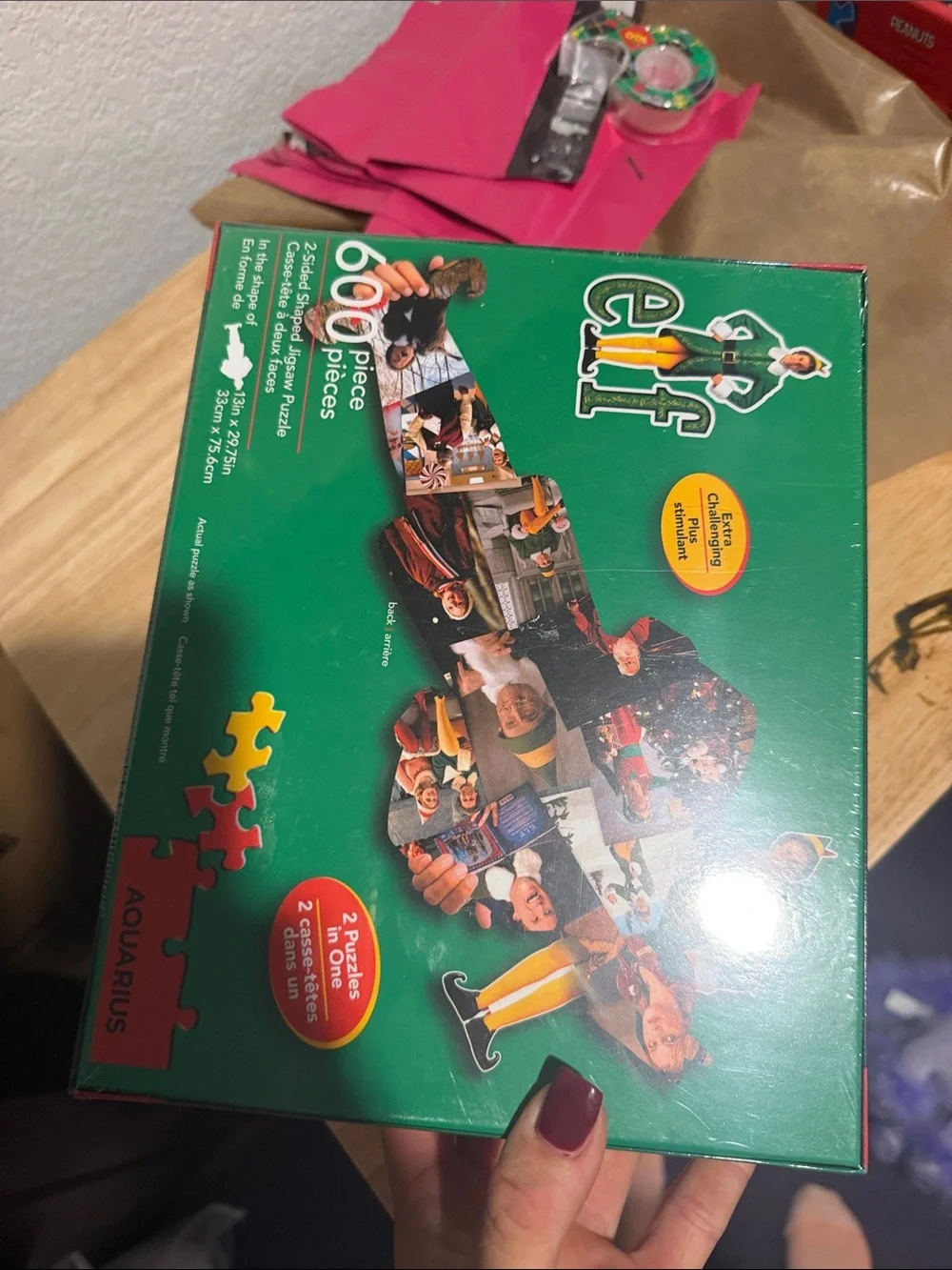 Elf Jigsaw Puzzle - Green and Yellow - 500 Pieces